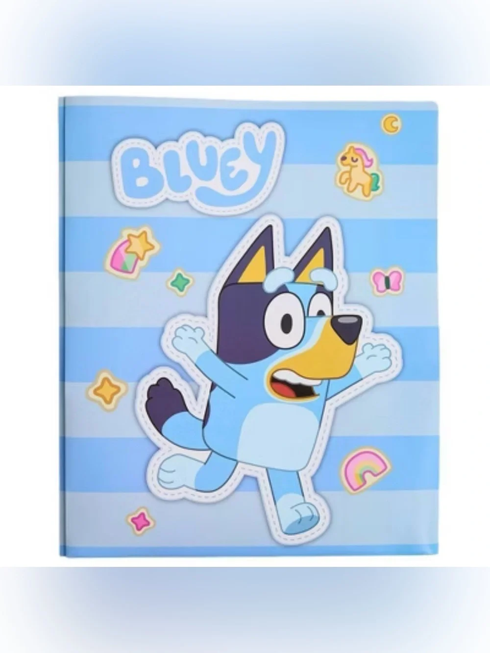 Bluey Themed Kids 3 Ring Binder with Pockets 36 Count Box New in Box
